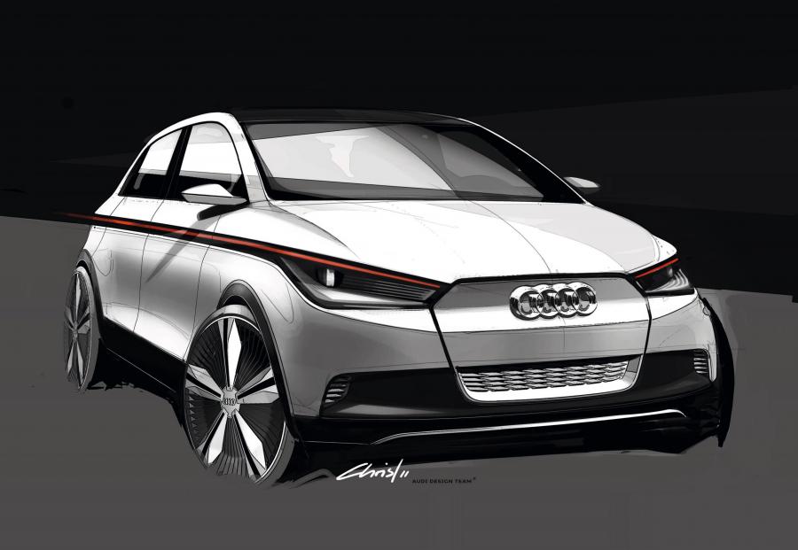 Эскиз Audi A2 Concept 2011 года  (фото 29 из 32)